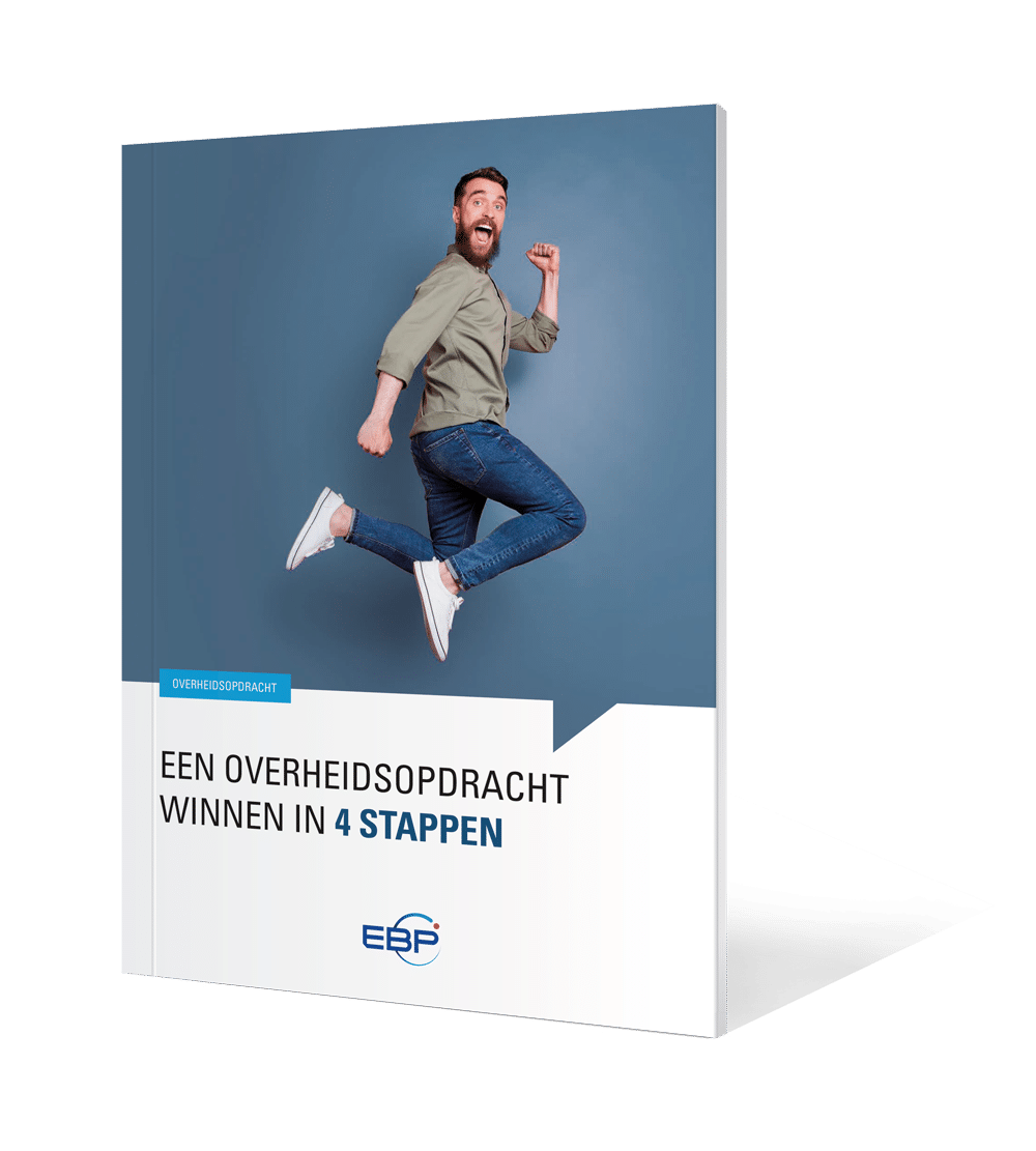 Cover van het e-book Overheidsopdrachten winnen in vier stappen
